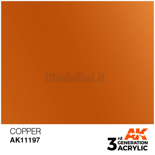 Vernice Acrilica AK 3rd Gen Copper