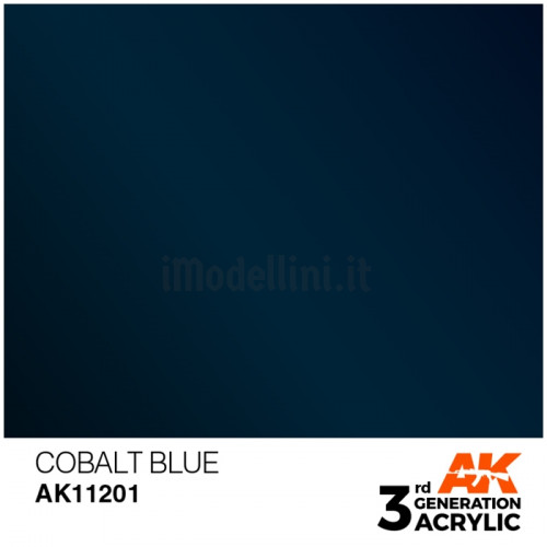 Vernice Acrilica AK 3rd Gen Cobalt Blue