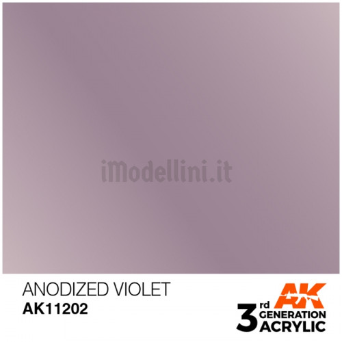 Vernice Acrilica AK 3rd Gen Anodized Violet
