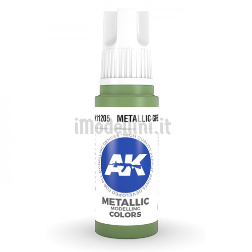 Vernice Acrilica AK 3rd Gen Metallic Green
