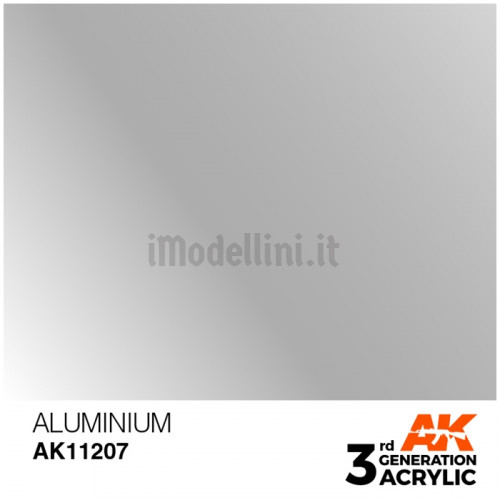 Vernice Acrilica AK 3rd Gen Aluminium