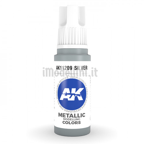 Vernice Acrilica AK 3rd Gen Silver