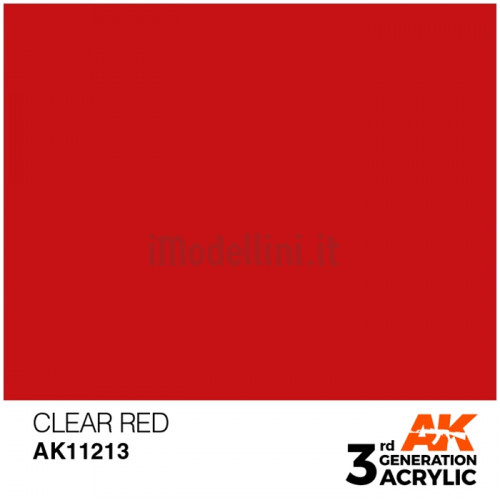 Vernice Acrilica AK 3rd Gen Red