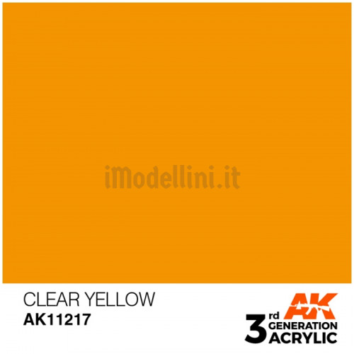 Vernice Acrilica AK 3rd Gen Yellow