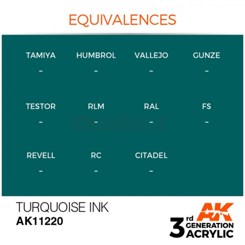 Vernice Acrilica AK 3rd Gen Leather Brown Ink