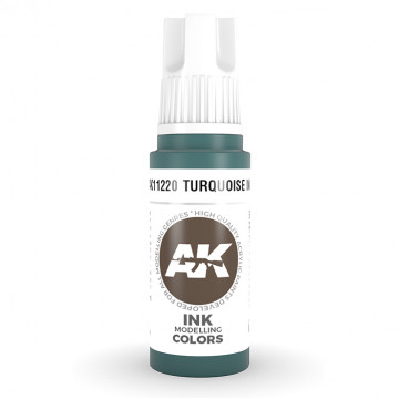 Vernice Acrilica AK 3rd Gen Leather Brown Ink
