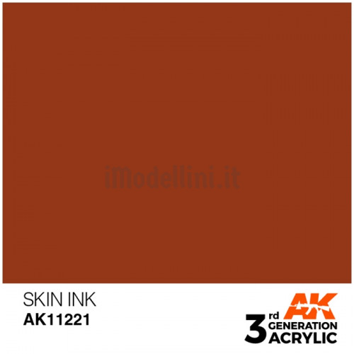 Vernice Acrilica AK 3rd Gen Skin Ink