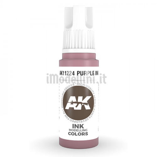 Vernice Acrilica AK 3rd Gen Cardinal Violet Ink