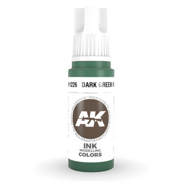 Vernice Acrilica AK 3rd Gen Dark Green Ink