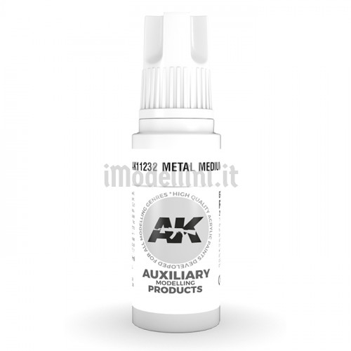 Vernice Acrilica AK 3rd Gen Metal Medium
