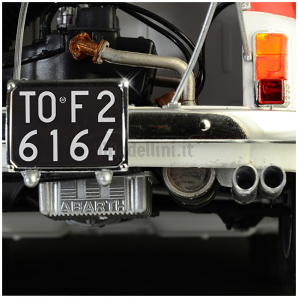 FIAT 500 ABARTH Assetto Corsa #49 Preview White BURAGO 1:43
