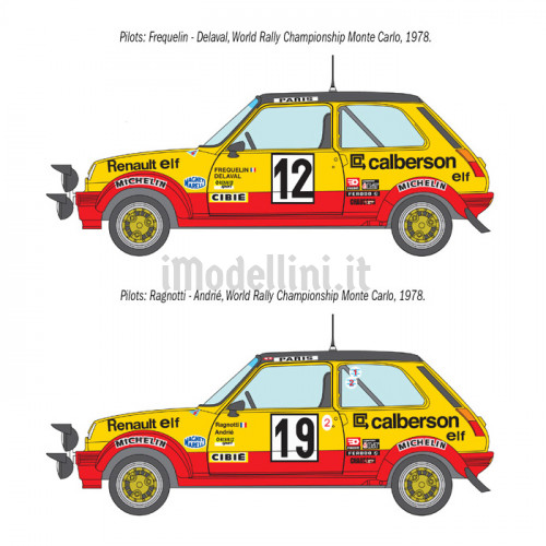 Renault 5 Alpine Rally 1:24
