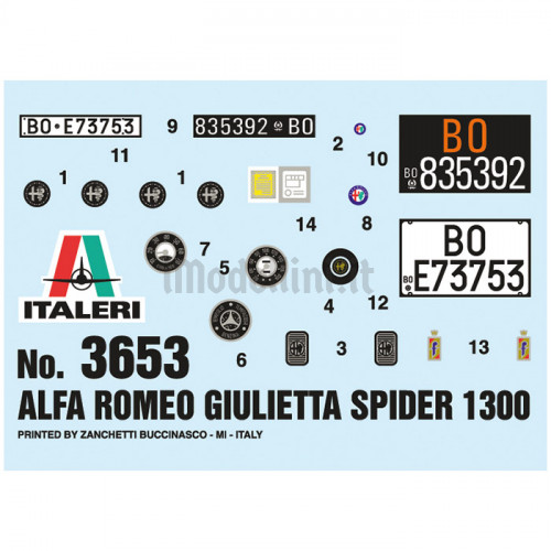 Alfa Romeo Giulietta Spider 1300 1:24