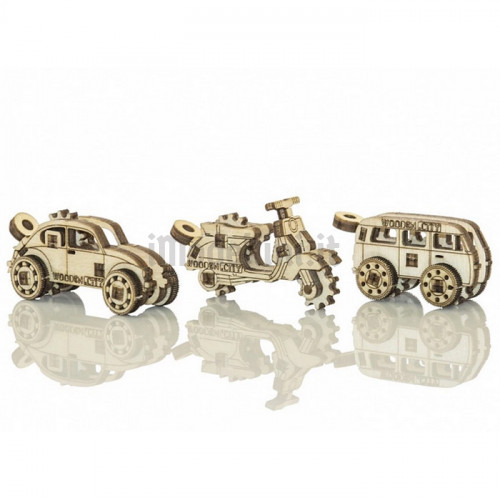 Widgets Key Rings - Vintage Transport 3 in 1 Set