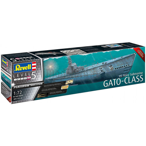 Sottomarino US Navy Gato Class 1:72