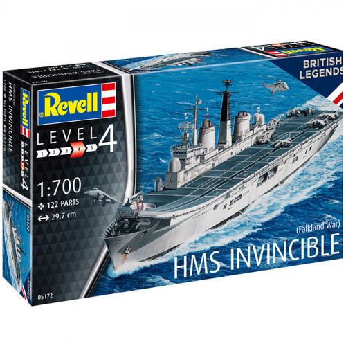 Nave Portaerei HMS Invincible Falkland War 1:700