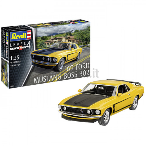 Model Set Ford Mustang Boss 302 1969 1:25