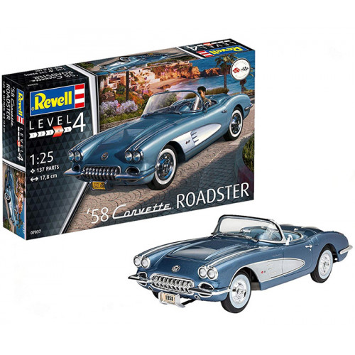 Model Set Corvette Roadster '58 1:25