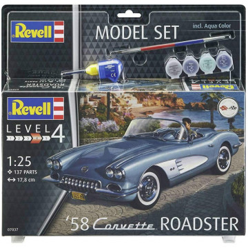 Model Set Corvette Roadster '58 1:25
