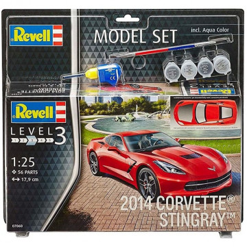 Model Set Corvette Stingray 2014 1:25