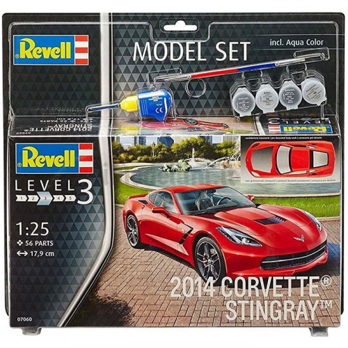 Model Set Corvette Stingray 2014 1:25