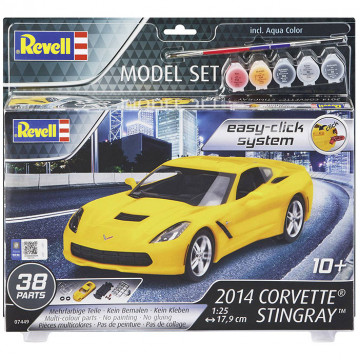 Model Set Corvette Stingray 2014 Easy-Click 1:25