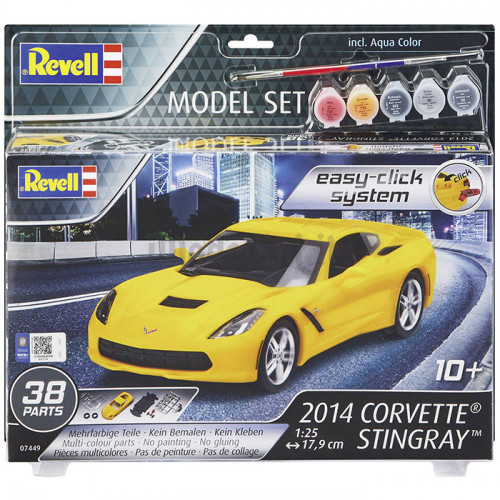 Model Set Corvette Stingray 2014 Easy-Click 1:25