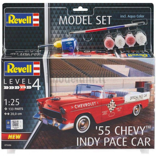 Model Set Chevy Indy Pace Car '55 1:25