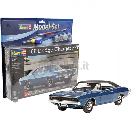 Model Set Dodge Charger 1968 1:25