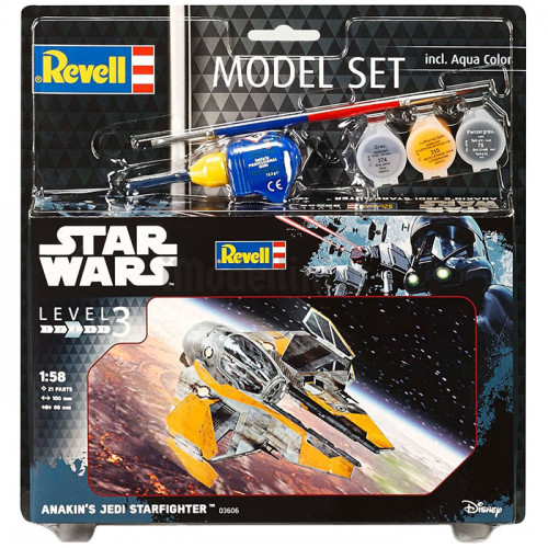 Model Set Star Wars Anakin's Jedi Starfighter 1:58