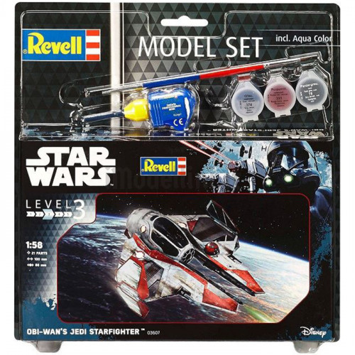 Model Set Star Wars Obi Wan's Jedi Starfighter 1:58