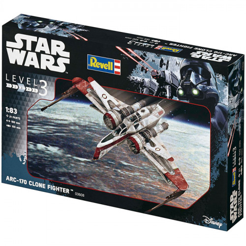 Model Set Star Wars ARC-170 Clone Fighter 1:83