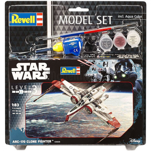 Model Set Star Wars ARC-170 Clone Fighter 1:83