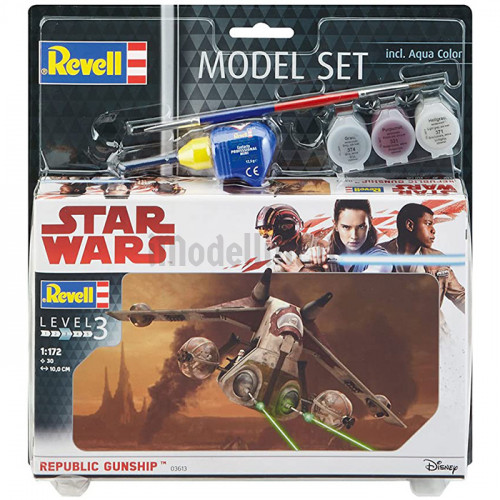 Model Set Star Wars Republic Gunship 1:172