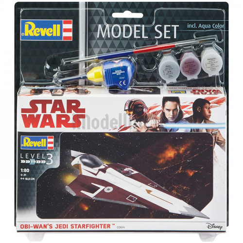 Model Set Star Wars Obi Wan's Jedi Starfighter 1:80