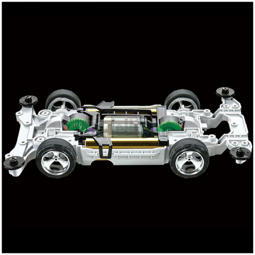 Mini 4WD Trf Racer Black Special con Telaio MS
