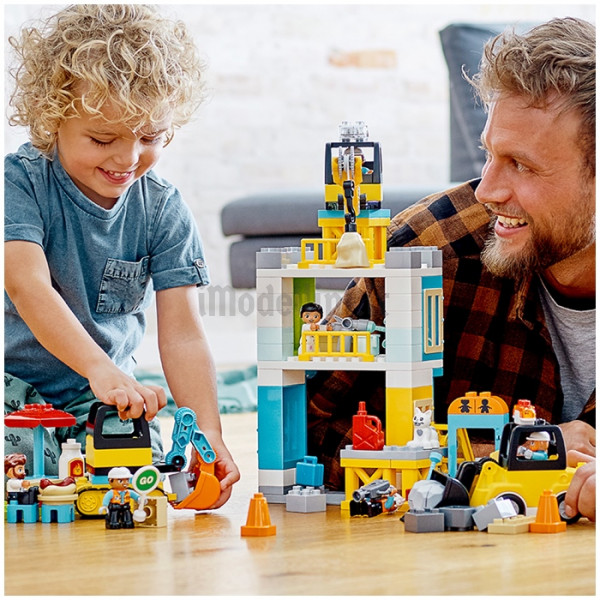 Lego Duplo 10933 Cantiere edile con gru a torre