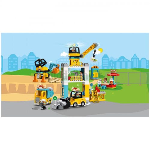 Duplo - Cantiere edile con gru a torre