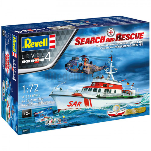 Incrociatore DGzRS Berlin Sea King Good Bye Set  1:72