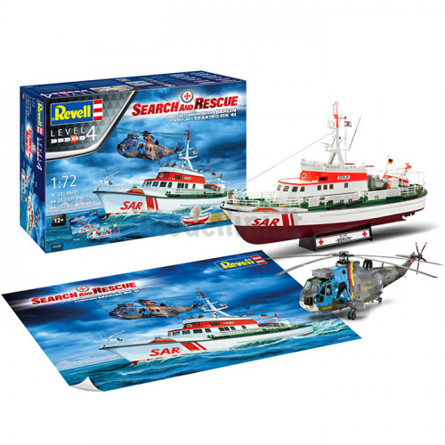 Incrociatore DGzRS Berlin Sea King Good Bye Set  1:72