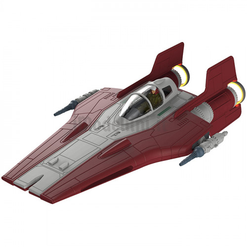 Build & Play Star Wars Resistance A-Wing Fighter Red 1:44