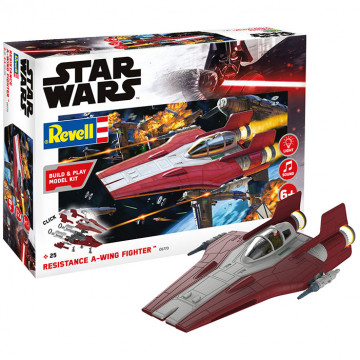 Build & Play Star Wars Resistance A-Wing Fighter Red 1:44