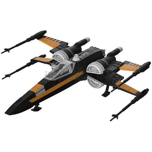 Build & Play Star Wars Poe's Boosted X-Wing Fighter 1:78