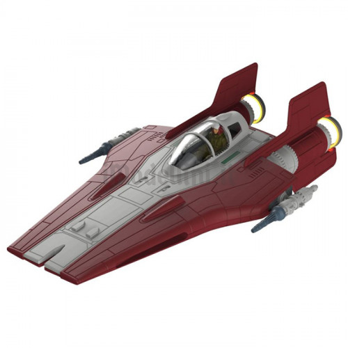 Build & Play Star Wars Resistance A-Wing Fighter Red 1:44