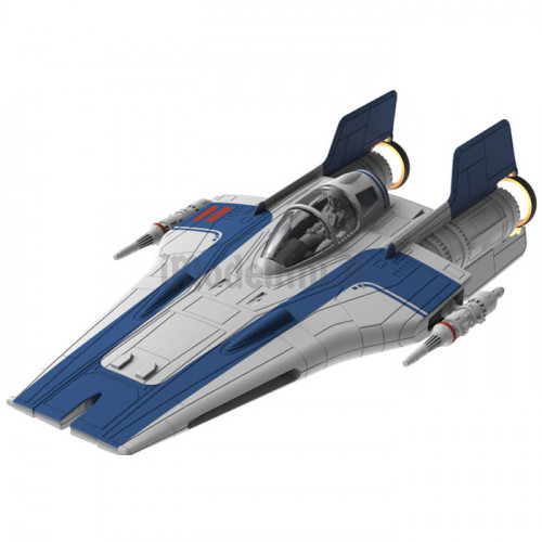 Build & Play Resistance A-Wing Fighter Blue 1:44