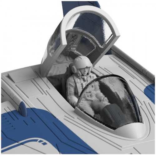 Build & Play Resistance A-Wing Fighter Blue 1:44