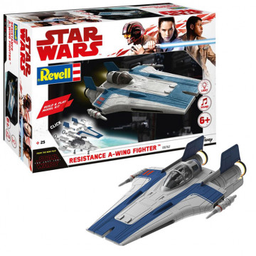 Build & Play Resistance A-Wing Fighter Blue 1:44