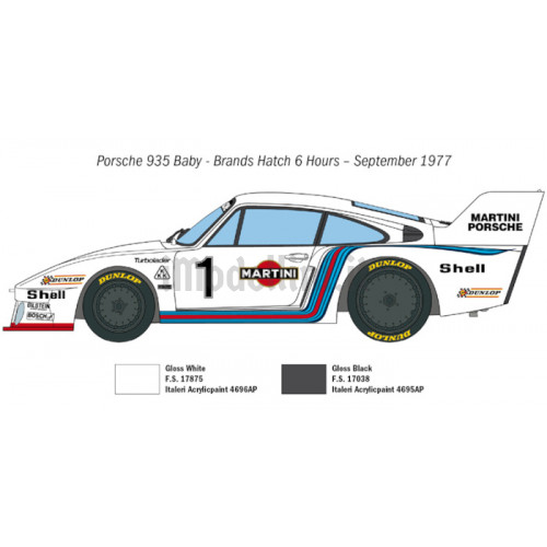 Porsche 935 Baby Gruppo 5 1:24