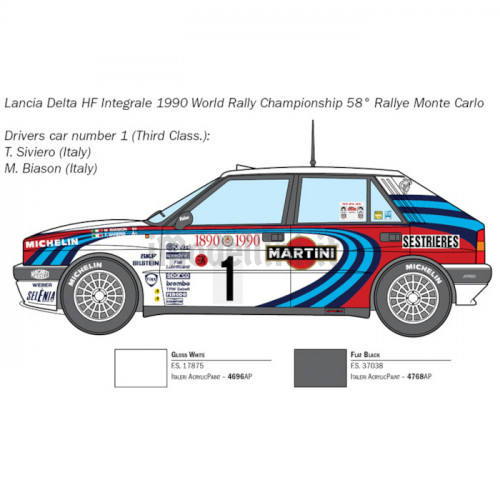 Lancia Delta HF Integrale 1:24