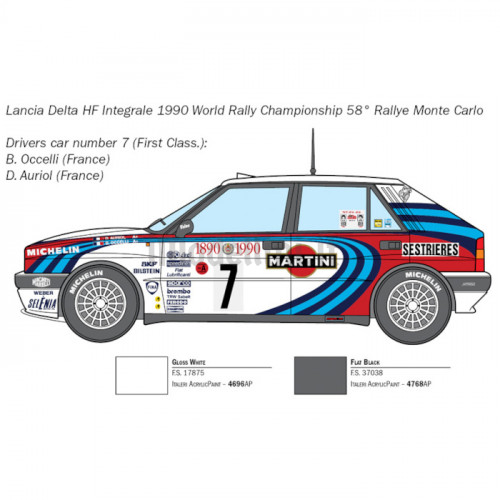 Lancia Delta HF Integrale 1:24